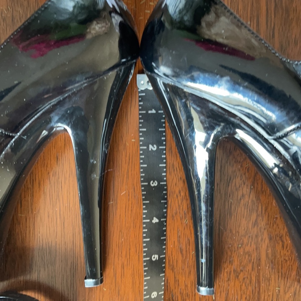 Pleaser black , platform, stiletto six inch heals - Picture 10 of 14